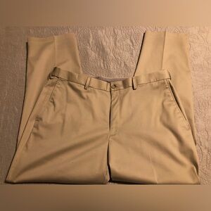 Haggar Men’s Iron-Free Premium Khaki - 38x30 - Light Khaki or Stone - EUC